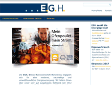 Tablet Screenshot of egh.ch